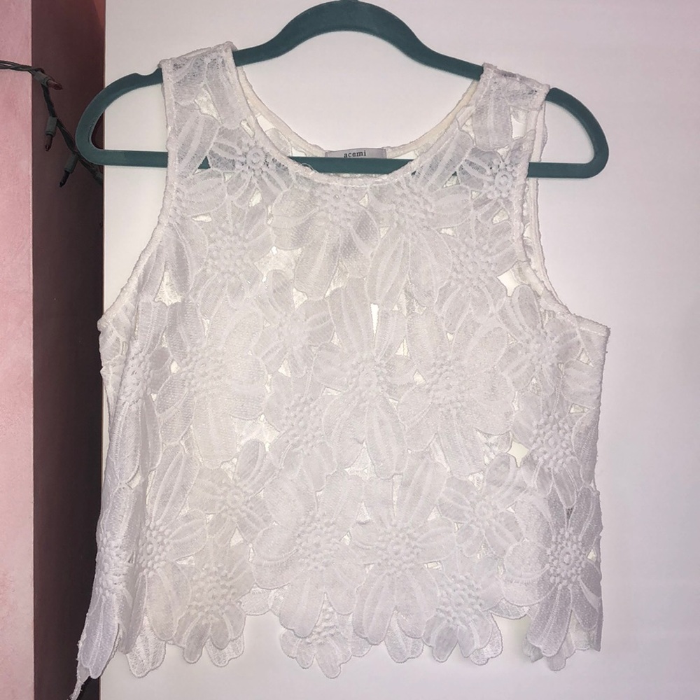 Lace Floral Tank